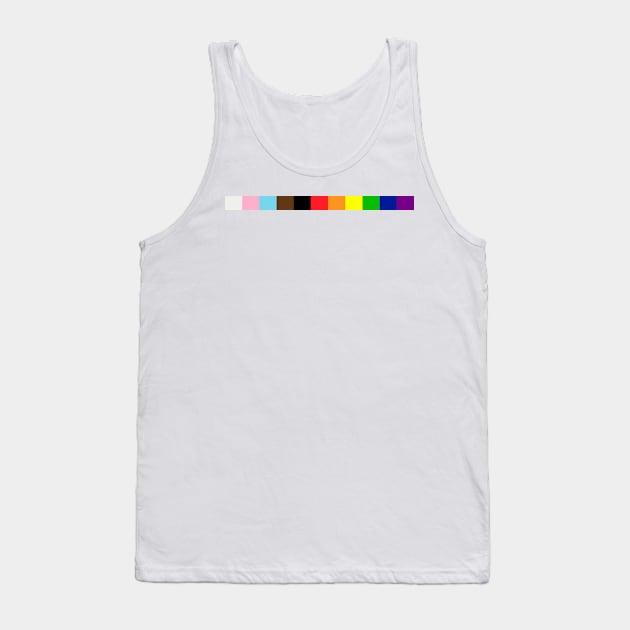 Progress Pride Bumper Tank Top by yass-art